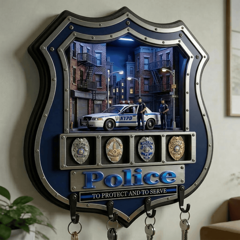 PLC WALL-MOUNTED KEY HOLDER LNTH