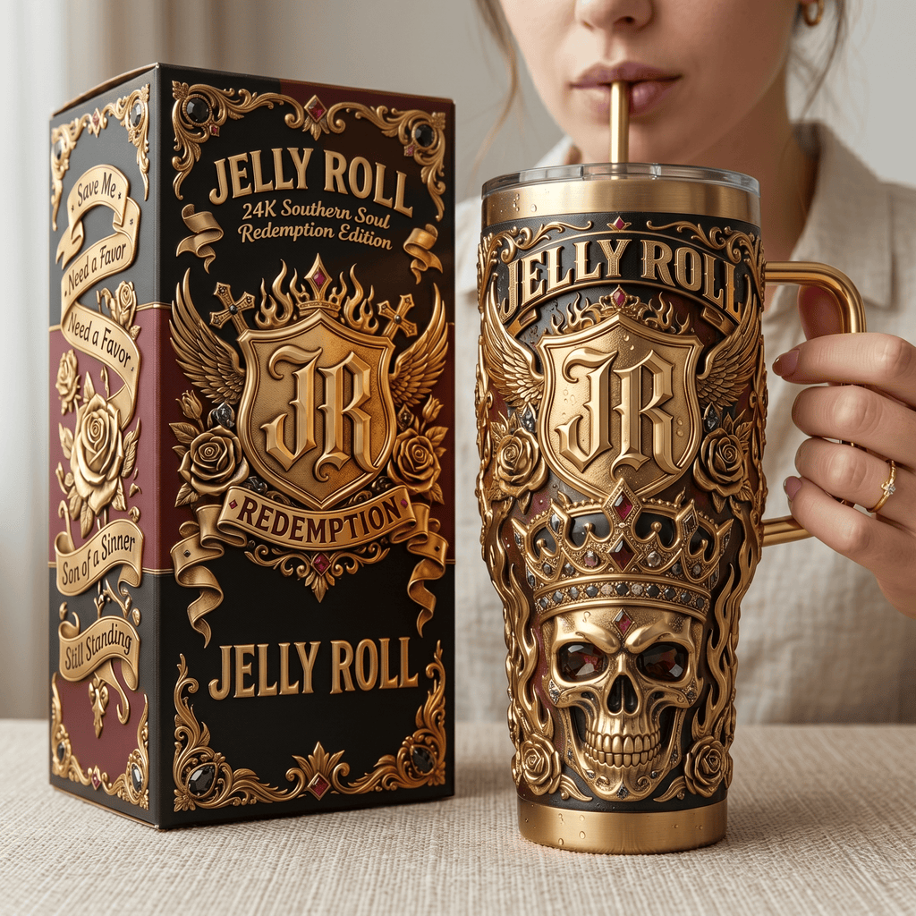 JNR 40oz Tumbler With Handle HTTT